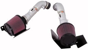 Nissan 350Z Performance Air Intake - K&N Engineering - Typhoon - Silver - `07-`08